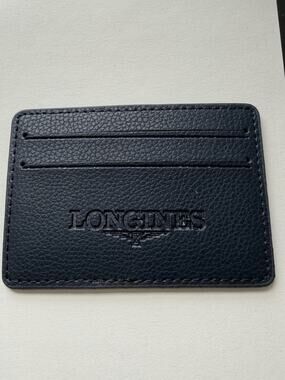 LONGINES Leather Watch Wallet Card Holder